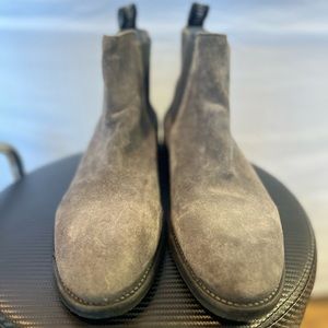 ALL SAINTS charcoal grey suede boots  size 43